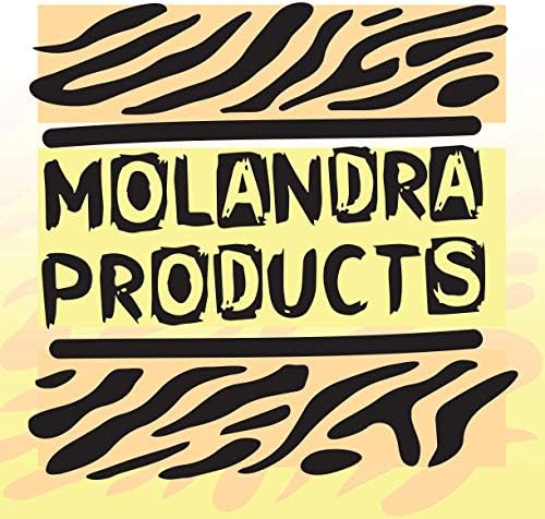Molandra Products #Gliff - 20oz Hashtag Sticlă de apă albă din oțel inoxidabil cu carabină, alb