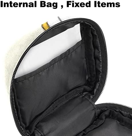 ORYUEKAN sac de depozitare a șervețelului sanitar, pungi portabile reutilizabile cu fermoar Menstrual, pungă de depozitare