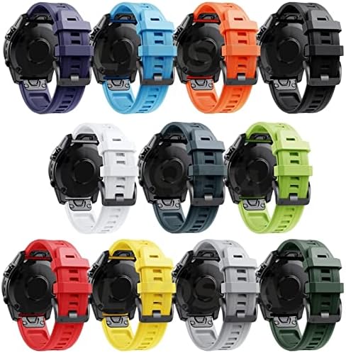 XJIM 22/26mm Watchands pentru Garmin Fenix ​​7 7x 6 6x Pro 5 5x Epix 3HR 935 Smart Watch Orinigal Silicon Band Quick Easyfit