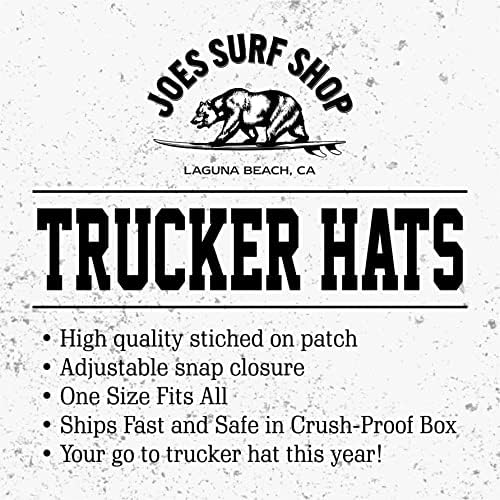 JOES Surf SHOP VINTAGE Surfing pălărie de urs, pălărie de camionetă snapback, reglabilă