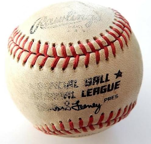 Juan Samuel a semnat autograf oficial Rawlings NL Baseball Auto - baseball -uri autografate