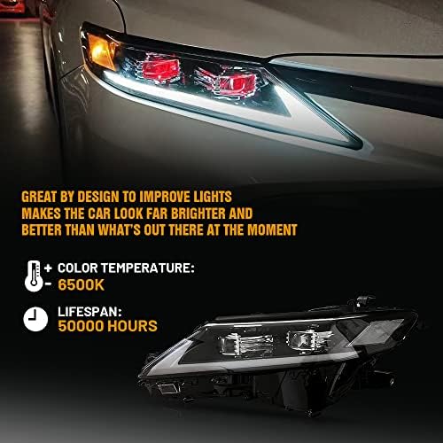 Faruri noi pentru 2018-2023 Toyota Camry se XSE LE XLE Trd ansamblul farurilor Lexus Style Demon Eye Accesorii 8th Gen 6 lentile