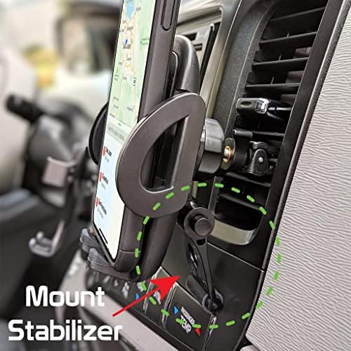 Full 360 multi Mount Works for RealMe 2 Pro și Holder Car este complet reglabil, portabil, durabil până la 3,5 inch lat și