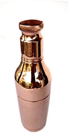 Handicapuri Rastogi Pure Copper Gaut Heavy Scurgerea sticlei Vin Bottle Formă de apă Capacitate sticla de apă -
