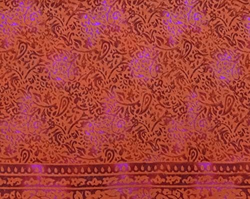 Peegli Vintage Sarees pachet de 4 florale și solide rochie Wrap tesatura Multicolor DIY Craft Sari