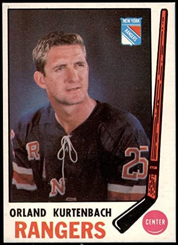 1969 O-Pee-Chee 188 Orland Kurtenbach New York Rangers-Hockey Ex/Mt Rangers-Hockey