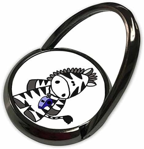 3Drose amuzant arbitru drăguț zebră cu satiră animală de fluier - sună de telefon