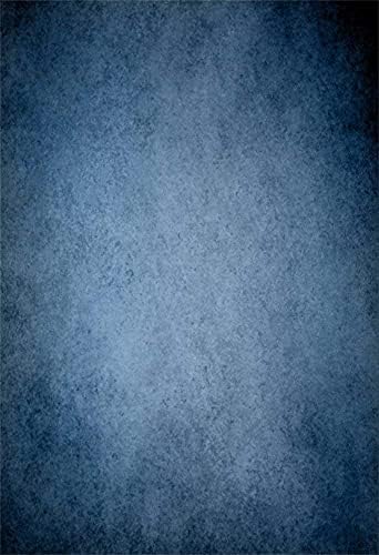 Laeacco 3x5ft vinil fundal fotografie fundal albastru proiectat fundal Grunge Vintage textură abstractă vopsea albastră perete