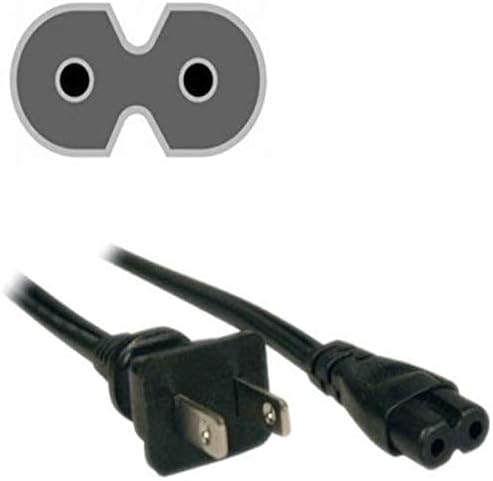 Cablu de alimentare HQRP AC Compatibil cu Panasonic SDR-H40 SDR-H79K SDR-H80A SDR-H80K SDR-H80R SDR-H80S Cablu, listat UL