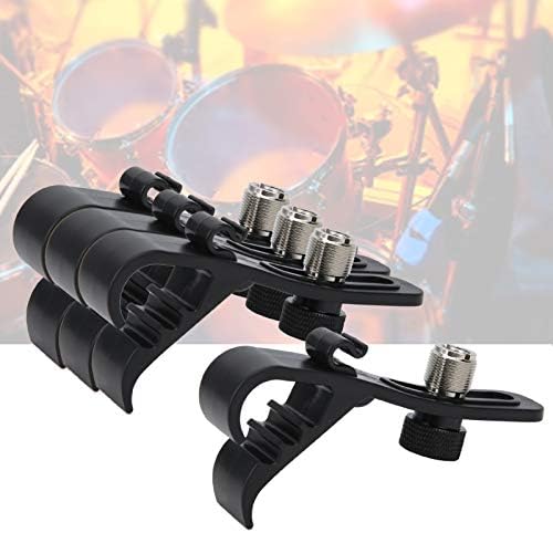 Microfon de microfon microfon cu tambur microfon care fixează clipuri de montare suport pentru instrumente muzicale rezistente