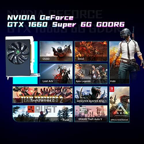 Lenovo Gaming PC Desktop Computer - Intel Quad I5 până la 3.6 GHz, GeForce GTX 1660 super 6G GDDR6, 32gb memorie, 256G SSD