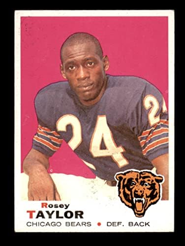 1969 Topps 208 Rosey Taylor Chicago Bears VG/Ex+ Bears Grambling