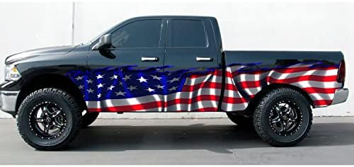 USA Flag Car Wrap, USA Flag auto Decal, SUA autocolant auto, grafică auto steag, 3d SUA Flag Flag Racing Stripes Vinyl Decal