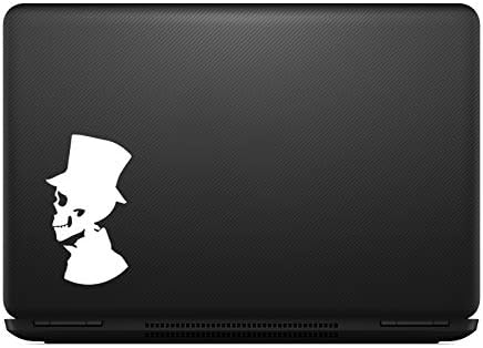 Bargain Max Decals Victorian Man Skull Sticker Decal Notebook Laptop 5.5