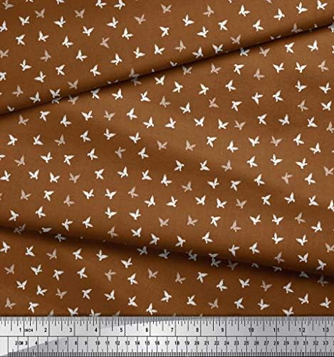 Soimoi Bumbac Jersey Fabric Pasăre Shirting Imprimate Fabric 1 Curte 58 Inch Larg