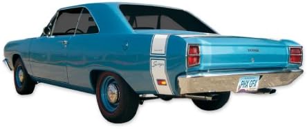 DART PHOENIX GRAPIX Înlocuire pentru 1969 Dodge Swinger Bumble Bee Incals & Stripes Kit - Alb