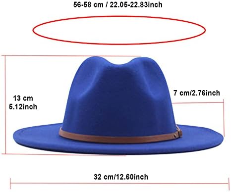 Panama Largă Fedora Pălărie Floppy Centura Clasic Pălărie Lână Cataramă Femei Șepci De Baseball Pălărie Sport Respirabil Mens