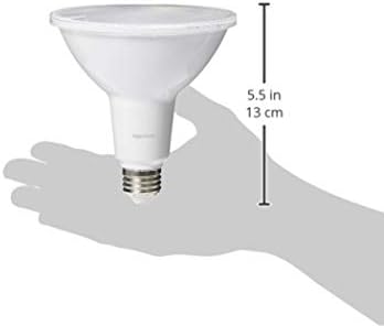 Basics grad comercial bec cu LED de 25.000 de ore / echivalent de 90 de wați, PAR38, Alb Rece, reglabil, pachet de 6