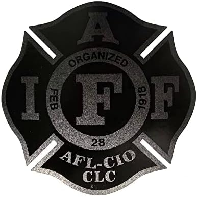 4 Original Ghost Night Reflective - IAFF Firefighter Subtitru de decalare liniștit