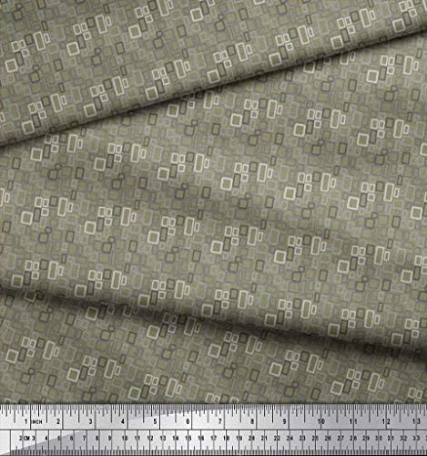 Soimoi bumbac Jersey Fabric dreptunghi Shirting tesatura de imprimare de curte 58 Inch larg