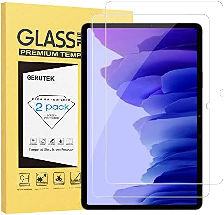 Gerutek Galaxy Tab A7 de 10,4 Carcasă cu protector de sticlă temperat 2020, structură cu 3 straturi, cu 3 straturi de protecție rezistentă la șoc rezistent la șoc rezistent