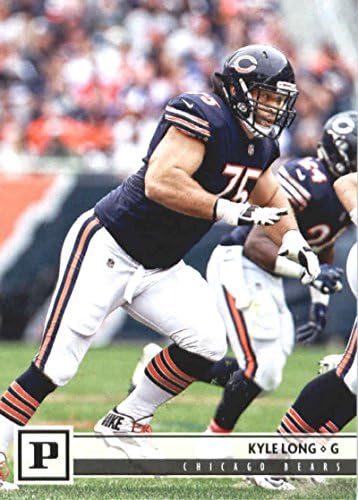 2018 Panini NFL fotbal 55 Kyle Long Chicago Bears Card oficial de tranzacționare