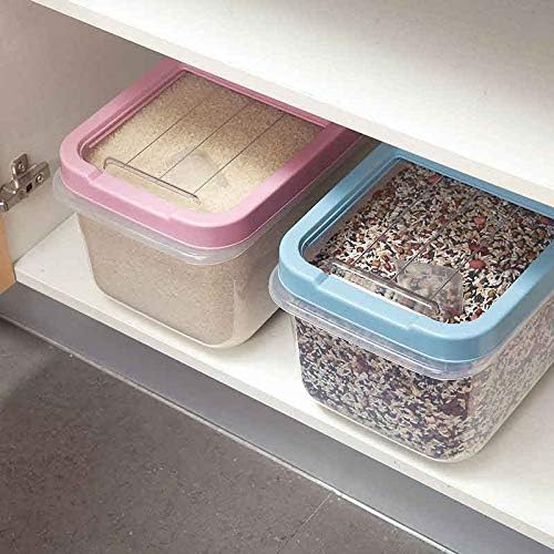 Lkyboa plastic cereale Dispenser cutie de depozitare bucatarie alimentare orez cereale Container Organizator cereale depozitare