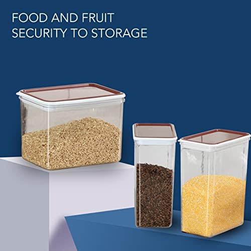 Container de depozitare a alimentelor Zerodis, distribuitor de cereale Sigilat Transparent cu margine alunecoasă organizator
