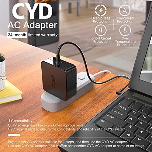 Încărcător de laptop CYD 33W compatibil pentru ASUS Sursa de alimentare C202 Q200 S200E X202E C300MA S200E X201E X202E Q200E