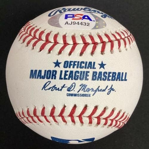 Mike Trout Baseball Baseball OML Angels Autograph All -Star Roy SS MVP PSA/ADN - Baseballs autografate