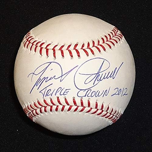 Baseball autografat Miguel Cabrera - Inscripție „Triple Crown 2012” - baseball -uri autografate