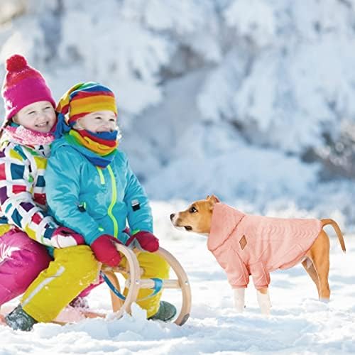 Feimax pentru câini pulovere cu glugă cu glugă cu fermoar pisică cu fermoar hanorac cald cu glugă de iarnă haine cățelușești