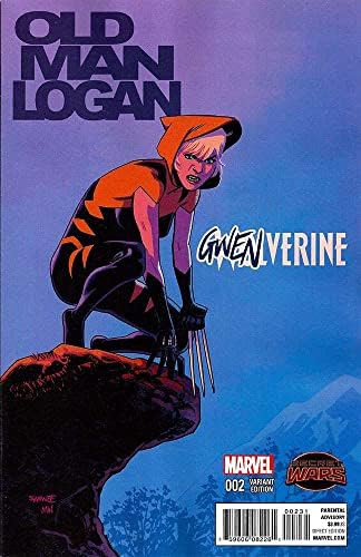 Bătrânul Logan # 2A VF / NM; Marvel carte de benzi desenate / Gwen varianta Gwenverine războaie secrete