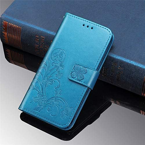 XNXCEVI pentru carcasa portofelului Galaxy S23+ Plus 5g, [floare în relief] husă de protecție din piele PU premium cu suport