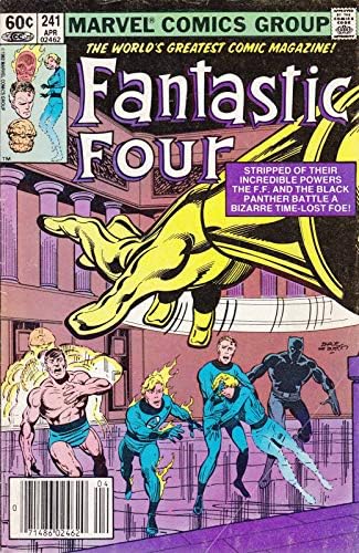 Cei patru fantastici 241 VF; carte de benzi desenate Marvel / John Byrne Black Panther