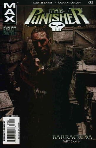 Punisher 35 VF; Marvel Comic Book | Max Garth Ennis Barracuda 5