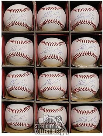 12 ct Lot Ronald Acuna JR Autografat MLB Baseball - JSA COA - Baseballs autografate