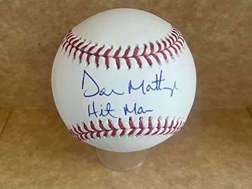 Don Mattingly Yankees „Hit Man” a semnat autografat M.L. Baseball JSA WIT560927 - baseball -uri autografate
