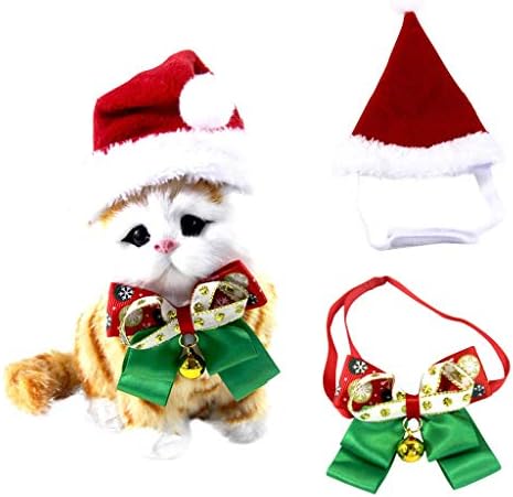 Collar Dogs 2020 Craciun de Crăciun cravată Puppy Produs Ornamente Costum de Crăciun Cat Pat Pet Santa Accesorii pentru animale de companie Cat guler luminos