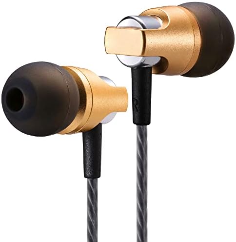 Căști de izolare a zgomotului betron cu microfon-S/M/L Tipuri de muguri pentru urechi, mufă de 3,5 mm, sârmă fără încurcătură