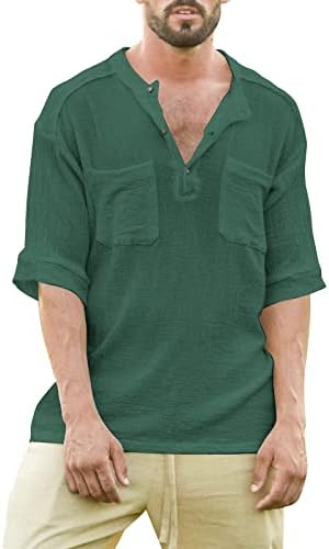 Mens vara moda casual bumbac casual si in catarama catarama solidă tricou cu manșon de culoare solidă set scurt