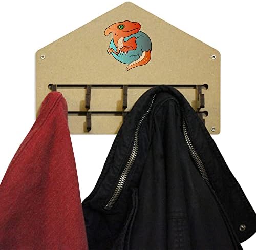 Azeeda 'dinozauri' dinozauri 'cârlige / raft de haină montată pe perete