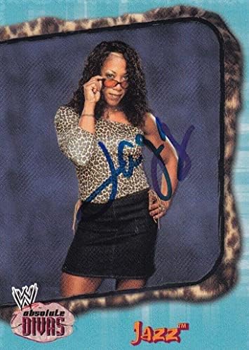 Jazz semnat 2002 Fleer WWE Absolute Divas Rookie Card #10 RC ECW NWA Autograph - Basketball Slabbed Rookie Cards
