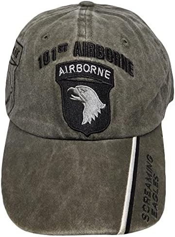 101 Airborne Screaming Eagles Shadow Olive Drab acrilic reglabil brodate Pălărie de Baseball Cap