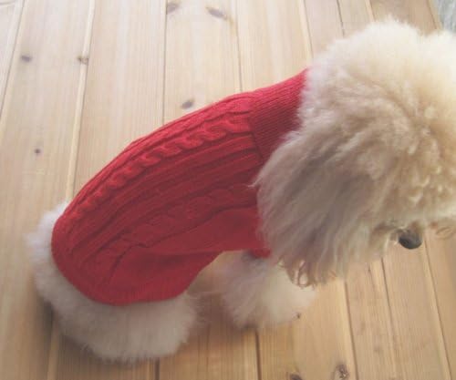 Tangpan Turtleneck Classic Straw-Rope Pet Pulteu de îmbrăcăminte pentru câini pentru animale de companie