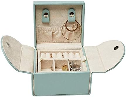Ataay bijuterii organizator cutia de bijuterii cutii duble portabile cutii de bijuterii simple cutii duble colier inel de bijuterii