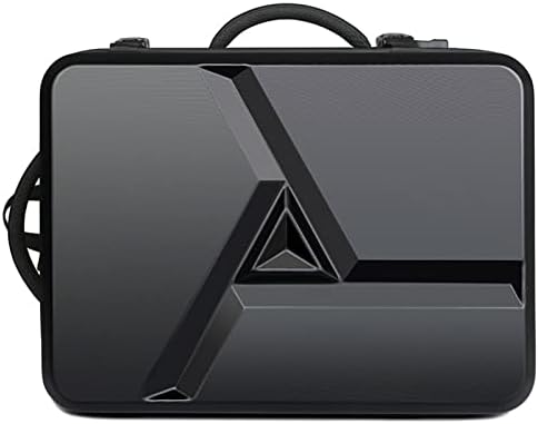 ALSHGEOD anti -furtul rucsac laptop de coajă, rucsac pentru calculatoare de jocuri impermeabile, cu port de încărcare USB, rucsac de călătorie de 17 inci pentru bărbați pentru femei, negru