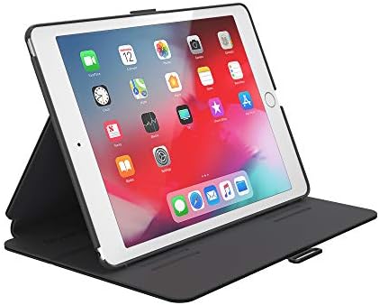 SPECK Products Stylefolio IPAD Air Case And Stand, se potrivește, de asemenea, iPad Pro 10.5 inch, negru/ardezie gri/gri de