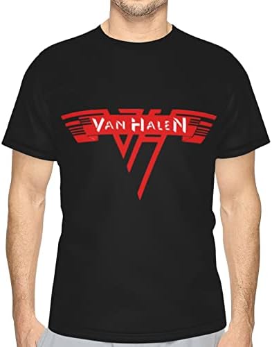 Tricou maneca scurta echipajul gât Clasic Topuri pentru Van.1986 Halen