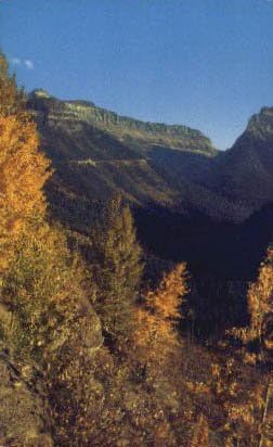 Mount Oberlin, Carte poștală din Montana